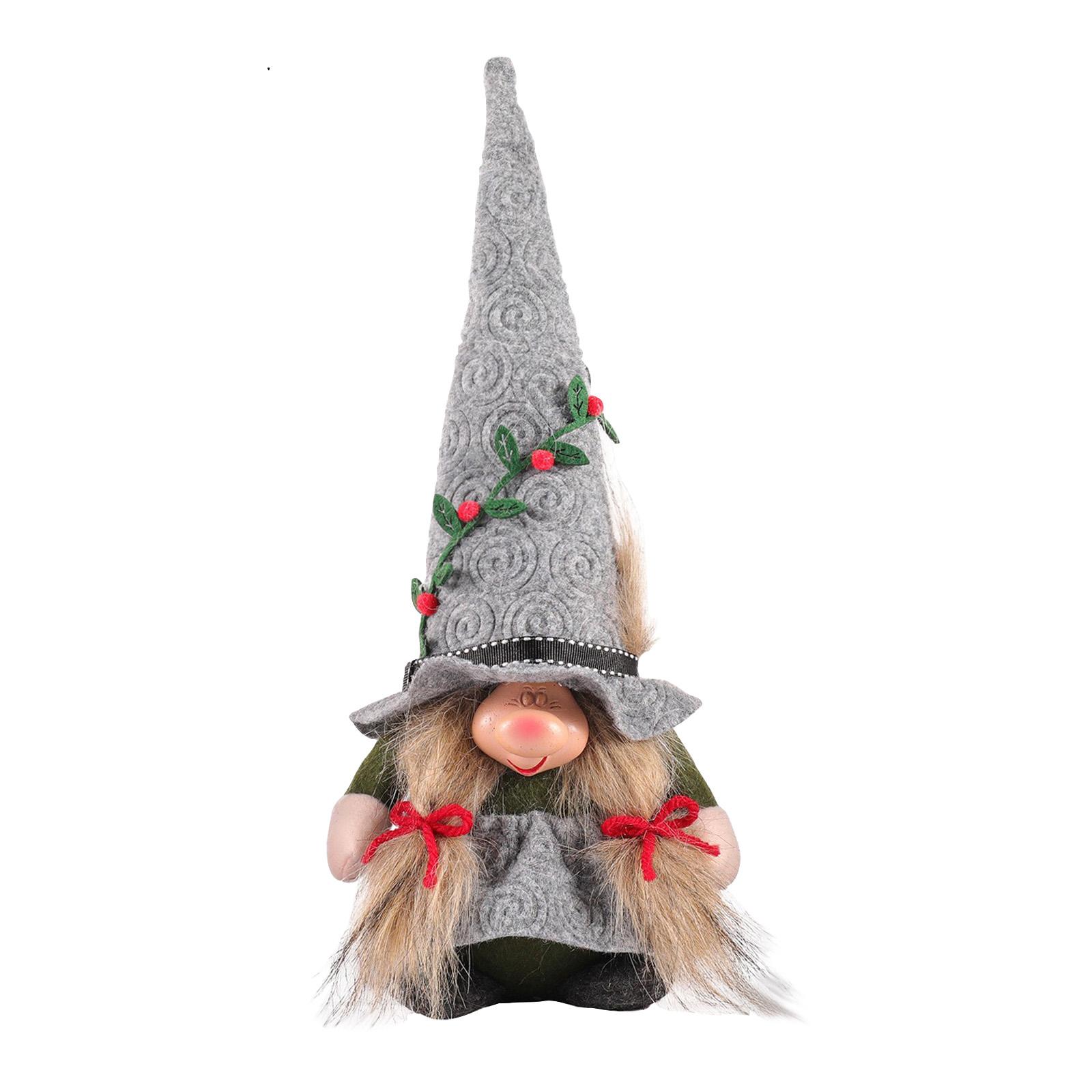 

Gnome Christmas Decorations - Adorable Plush Christmas Gnome Gifts For Women, Thanksgiving Valentines Birthday Plush Gnomes Swedish Tomte For Kitchen One Size