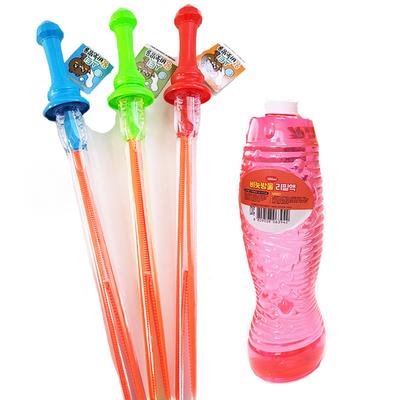 2000 Stick King tvålbubblor 100ml 3p + Refill 500ml Set koreanska barnleksaker