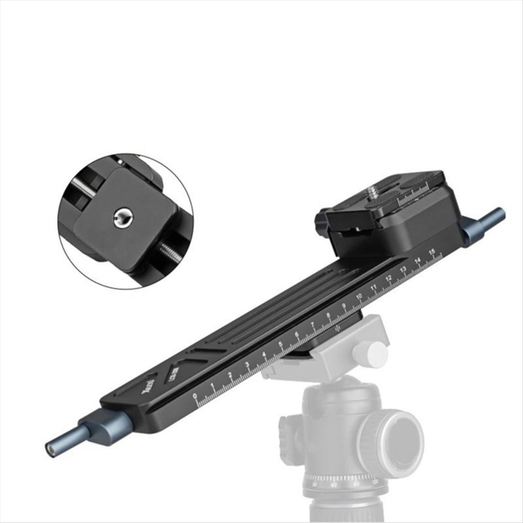 LCB-20M Macro Photography Guide Rail with 1mm Adjustment for DSLR Cameras Tripod Ballheads