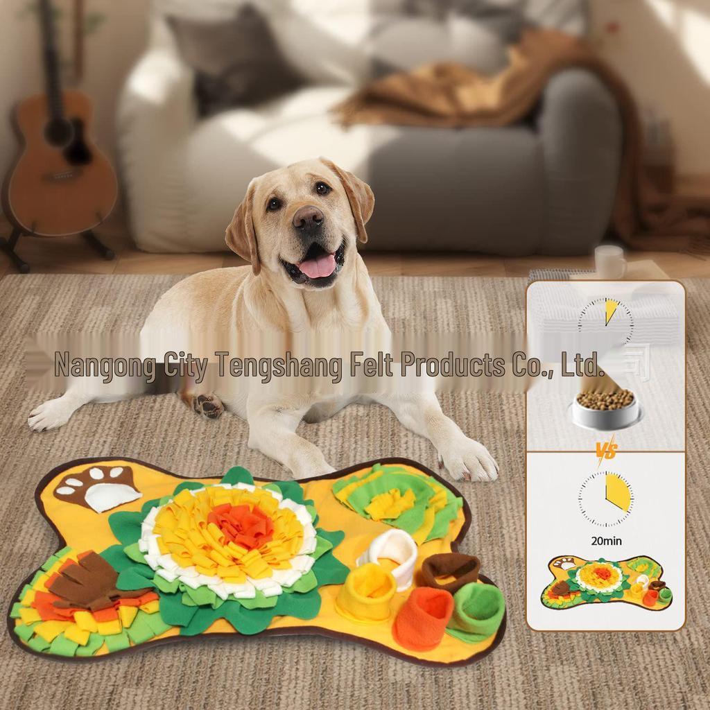 Dog Sniffing Mat: Brain Training & Slow Feeder for Pets