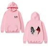 Winter Dark Punk Style Wings Pattern Printed Hoodies Fashionable Casual Sports Long Sleeved Men's and Women's Unisex Hooded Sweatshirts