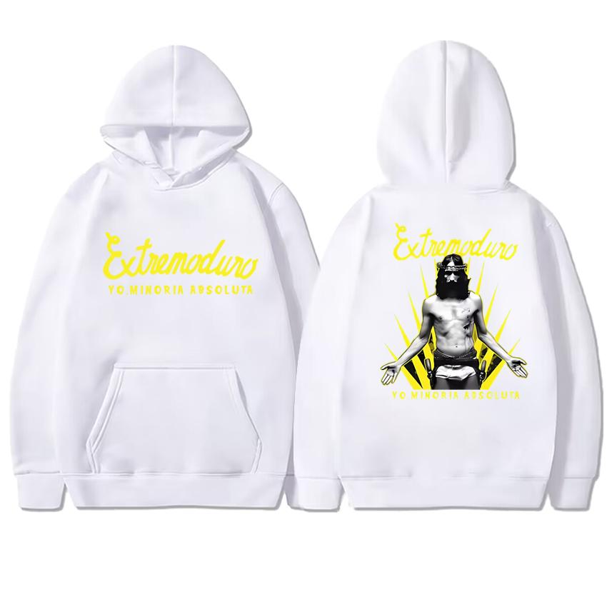 New In Rock Band EXTREMODURO Tour 2025 Graphics Hoodie Men Women Vintage Hip Hop Streetwear Unisex Fleece Long Sleeve Sweatshirt