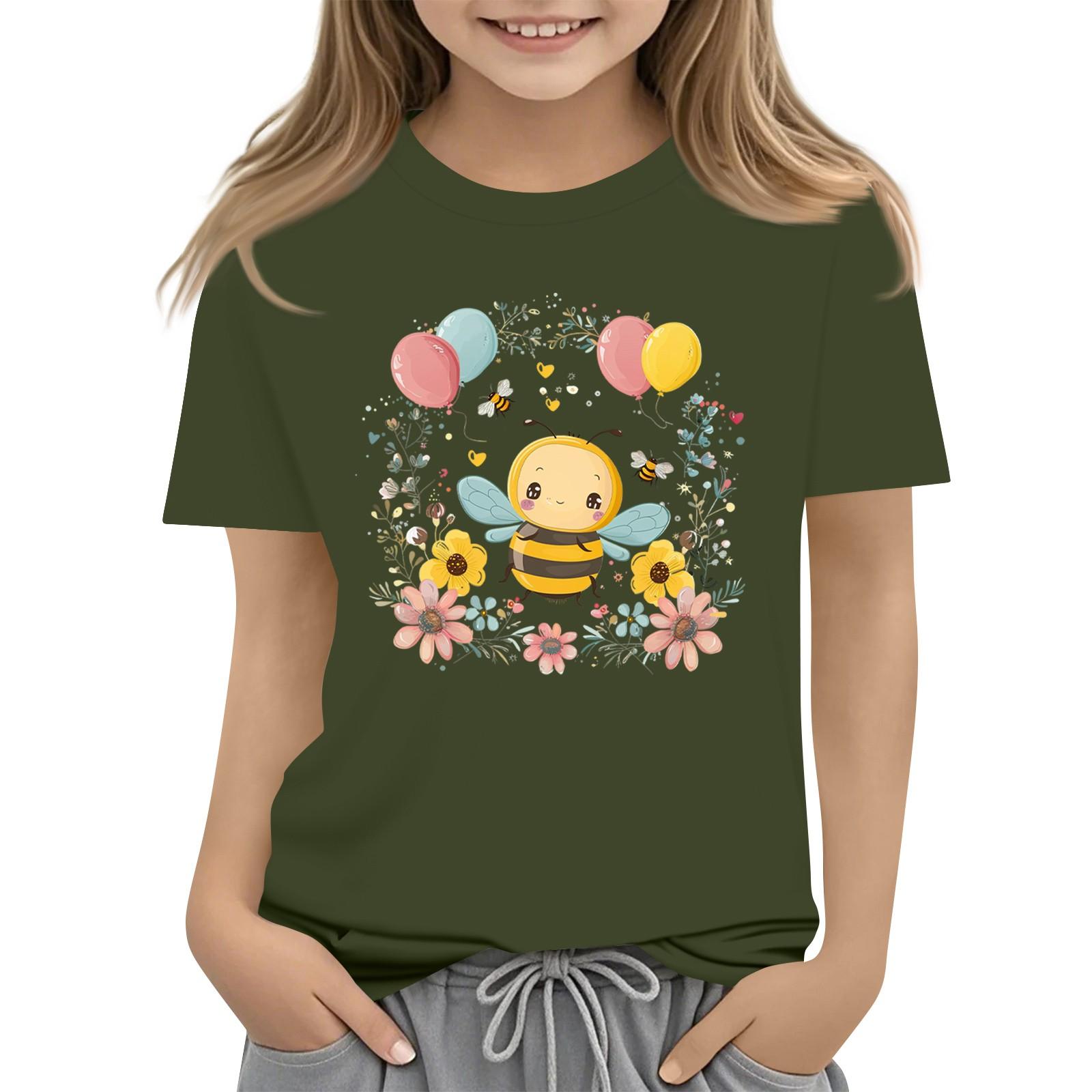 

Детская модная повседневная футболка с круглым вырезом и короткими рукавами 100 армия зеленый