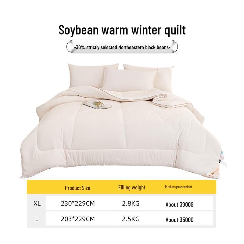 

Premium Soybean Fiber All-Season Quilt