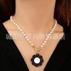 Camellia Necklace Niche Light Luxury Design High Sense Clavicle Chain Summer Pendant Necklace Female