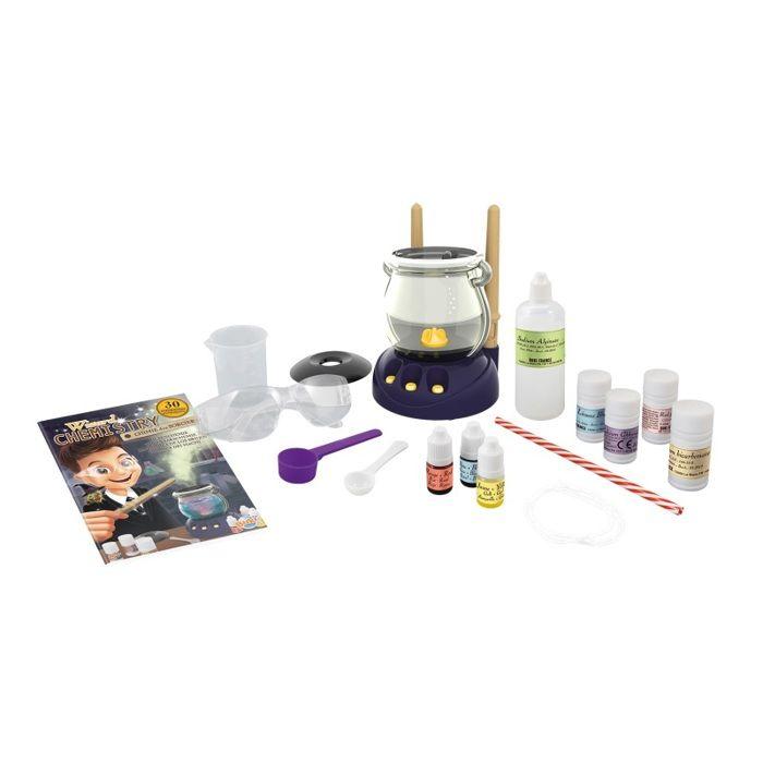 Kit de chimie des sorciers Buki - 30 expériences magiques - Effets lumineux et fumée - Dès 8 ans