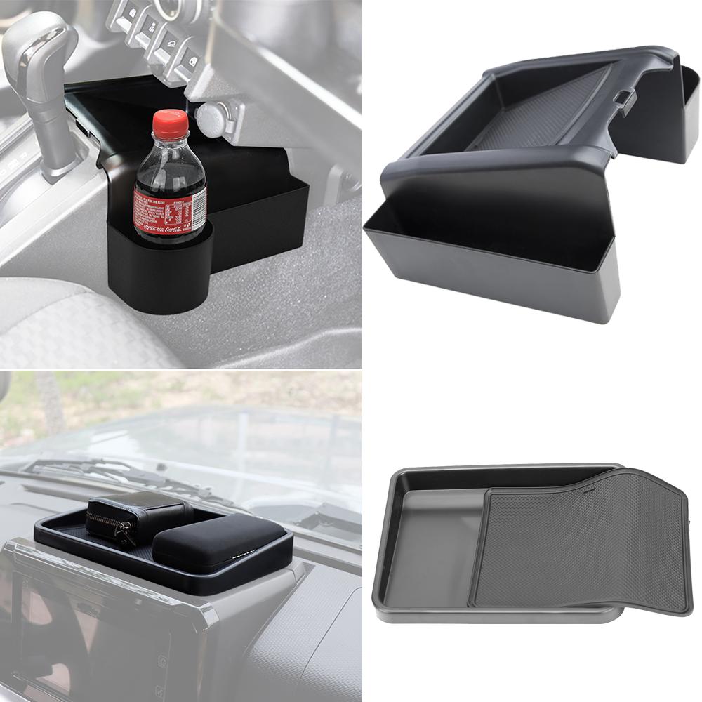 

Car Gear Shift Storage Box Dashboard Organizer Cup Holder Tray AT Model for Suzuki Jimny JB64 JB74 JC74 2019-2026 Accessories