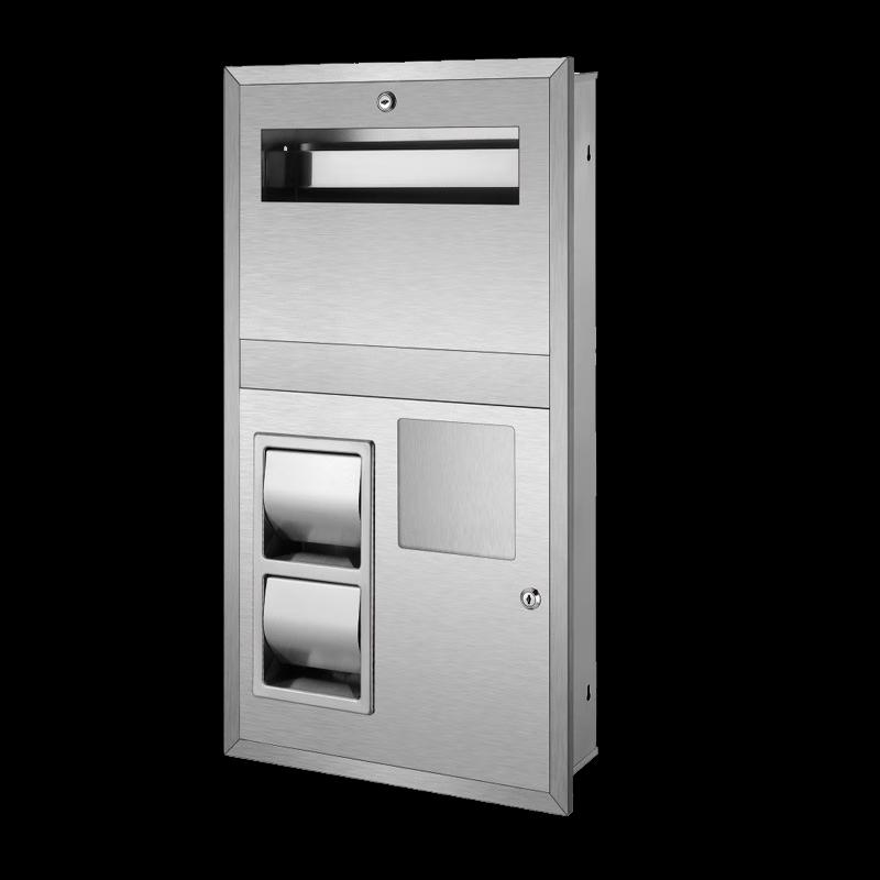 

Polished Stainless Steel Hand Towel Dispenser