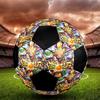 Dragon Ball Indoor Soccer Ball Colorful Machine Stitched PVC Size 5 Team Training Competition Ready Durable High-Bounce Cool Sports Gift