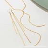 Accessories Hip Hop Simple Snake Bone Chain Collarbone Chain Chocker Niche Metal Chain Necklace