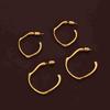 Chic Retro Irregular Earrings: High-End Silver Needle for Versatile Style