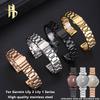 Lily 1 High Quality Stainless Steel Watch Strap For Garmin Lily 2 Quick Release Women Metal Concave Watch Chain 14mm Bracelet