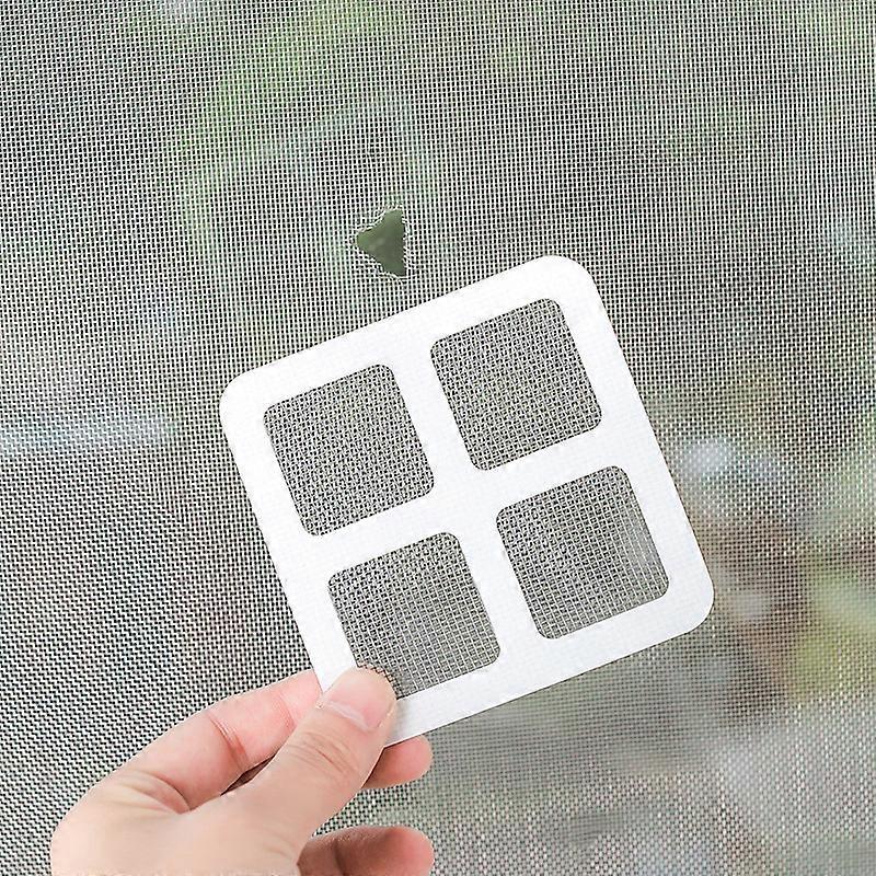20pcs Window Screen Repair Tape Strong Adhesive Waterproof Fiberglass Covering Mesh