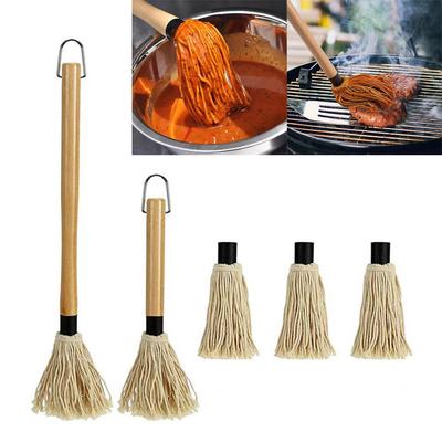 BBQ Sauce Basting Brush Roasting Grilling Barbeque Marinade Sauce/Seasoning/Oil Brush for Barbecue Restaurant Outdoor Camping Party