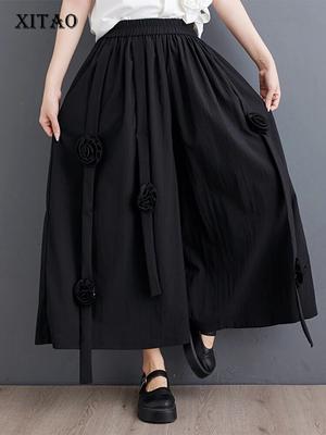 Casual Fashion Wide Leg Pants 2024 Summer New LYD1891