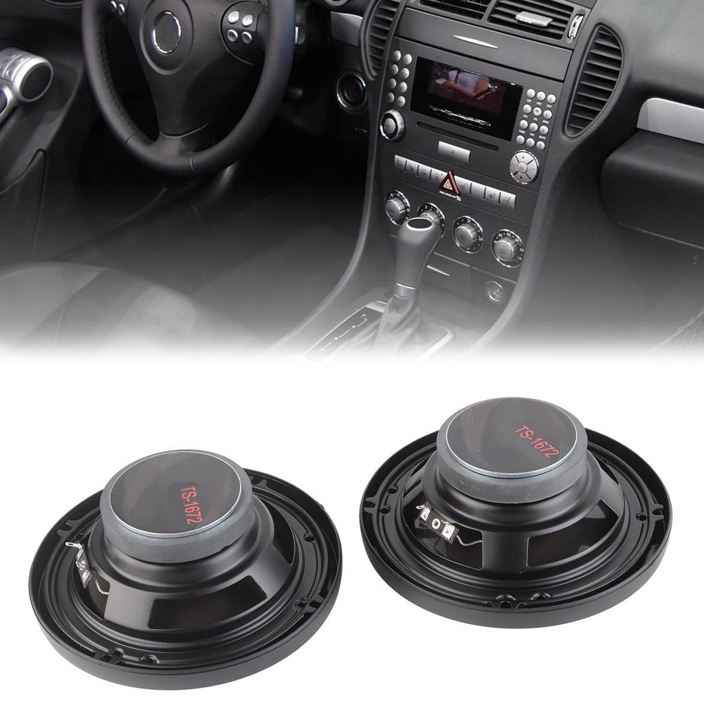 2pcs 6in Coaxial Speaker Excellent Sound Quality Universal High Power Car Stereo Speaker