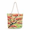 Flower Print Thick Rope Single-shoulder Beach Bag 7318 CLE