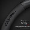 Changan Kuayue D5 Leather & Carbon Fiber Steering Wheel Cover, No-Sew Design