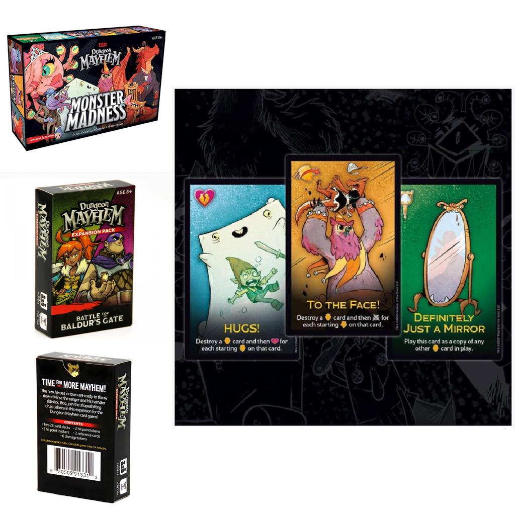 Exciting Dungeon Mayhem Strategy Game With Colorful Monsters For Family Fun