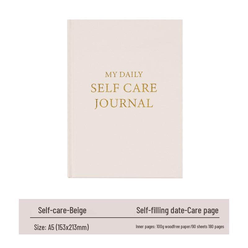 A5 Cross-Border Gratitude Journal: English Notebook, Schedule Planner, Care Log Customization Available