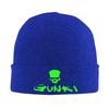 Gunki Logo Angling Skull Fishing Gunki Warm Knitted Cap Fashion Bonnet Hat Autumn Winter Outdoor Beanies Hats for Unisex Adult