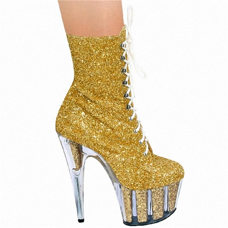 Direct sales of 15cm ultra-high heel boots, sky-high heel boots, new high heel stiletto short boots.
