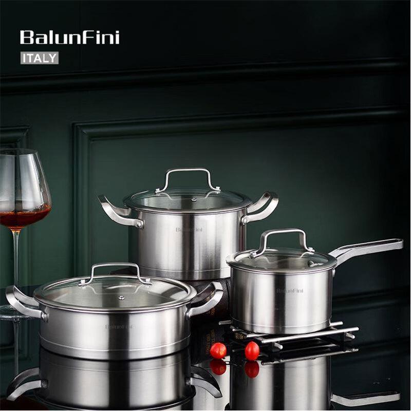 Belenfini Eiffel Classic 6-Piece Soup Pot Set (16-20-24CM)