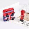 Creative Mail Box Telephone Booth Chain Red&Blue Jewelry Key Ring Fashion Accessories Key Chain