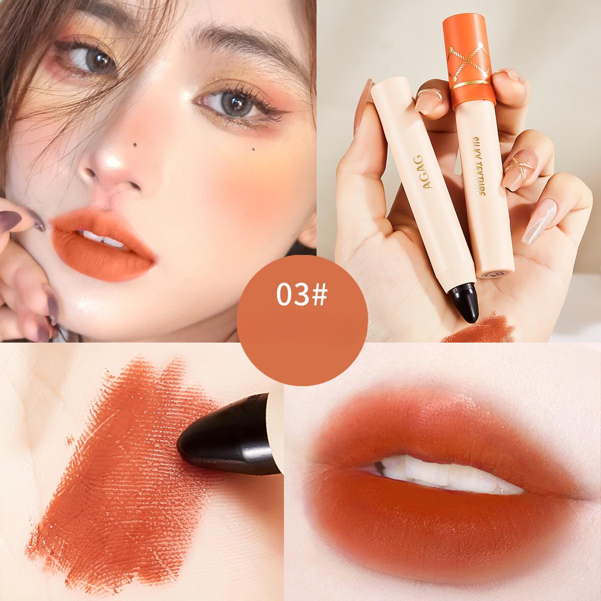 Ручка для губной помады «Черная роза», матовая, стойкая, насыщенного цвета, не легко прилипает к чашке, отбеливающая помада-блеск для губ