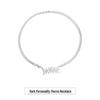 High-End Men's Hip-Hop Titanium Necklace with Thorn Pendant