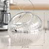 Large Coffee Capsule Organizer for Nespresso, Capsule Holder for 60Cups Dolce Gusto, Storage Basket with Lid, Coffee Accessories