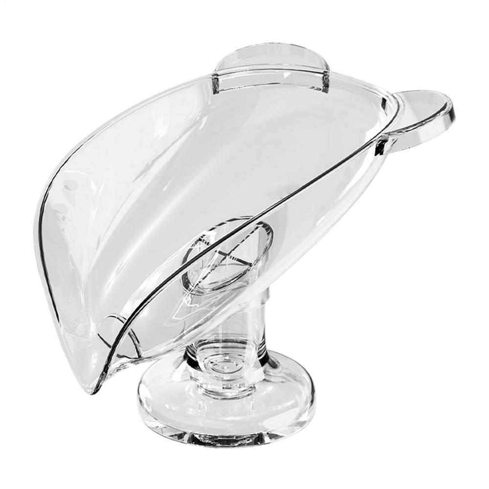 Drainable Suction Cup Soap Case No-drilling Removable Bar Soap Holders Bathroom Countertop Soap Box Bathroom Accessories