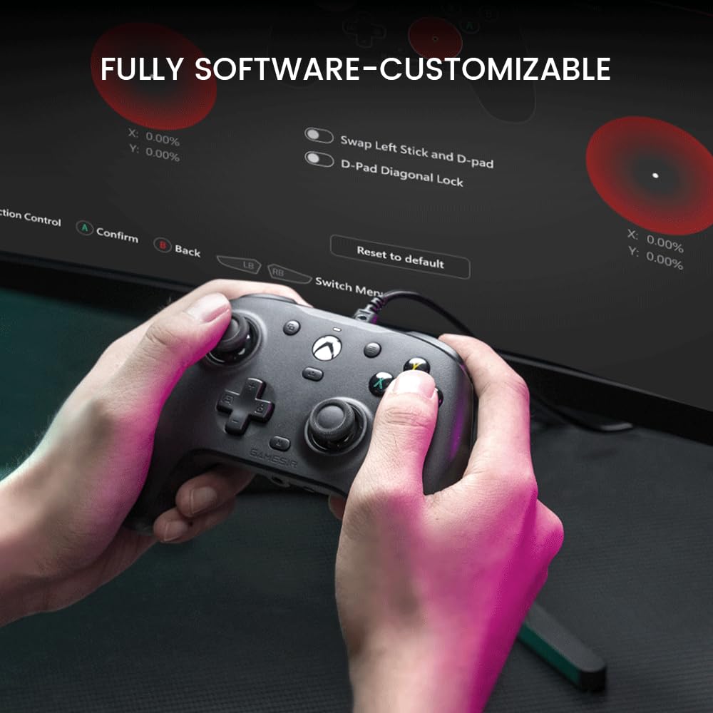 GameSir G7 HE Wired Game Controller for Xbox Series Xbox and Windows PC Controller Gamepad with Hall Effect Sticks XS, One, 10/11, (Black)