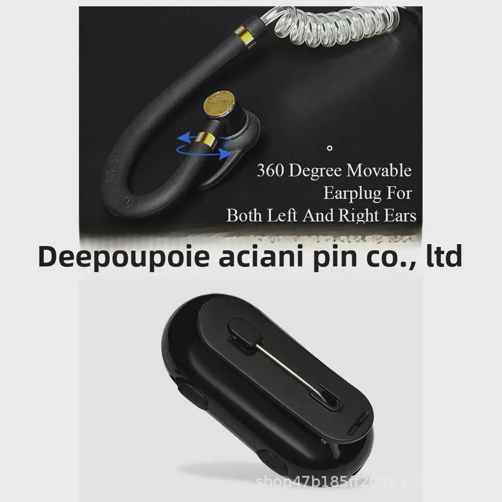 Mini Earhook UHF 100 Walkie Talkie, 0.5W, 400-470MHz