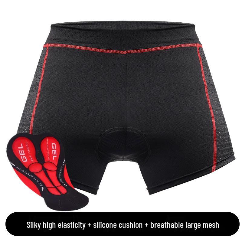 Breathable Mountain Bike Shorts with Sweat-Wicking and Padded Silicone Shock-Absorption