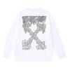 1238 Off-White 2026 Herbst/Winter Neu OW Geschmolzenes Pfeilmuster Herren und Damen Rundhals Hoodie