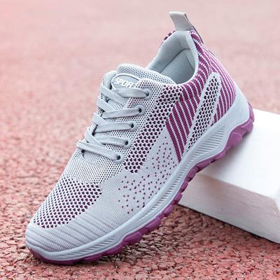 Federnde Schuhe Frühling neue Reiseschuhe bequeme mittlere und weiche Sohle Laufschuhe Paar Sportschuhe