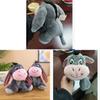 Plush Donkey Stuffed Animal Toy For Kids Baby Girls Boys Gift With Soft Polyester Filling
