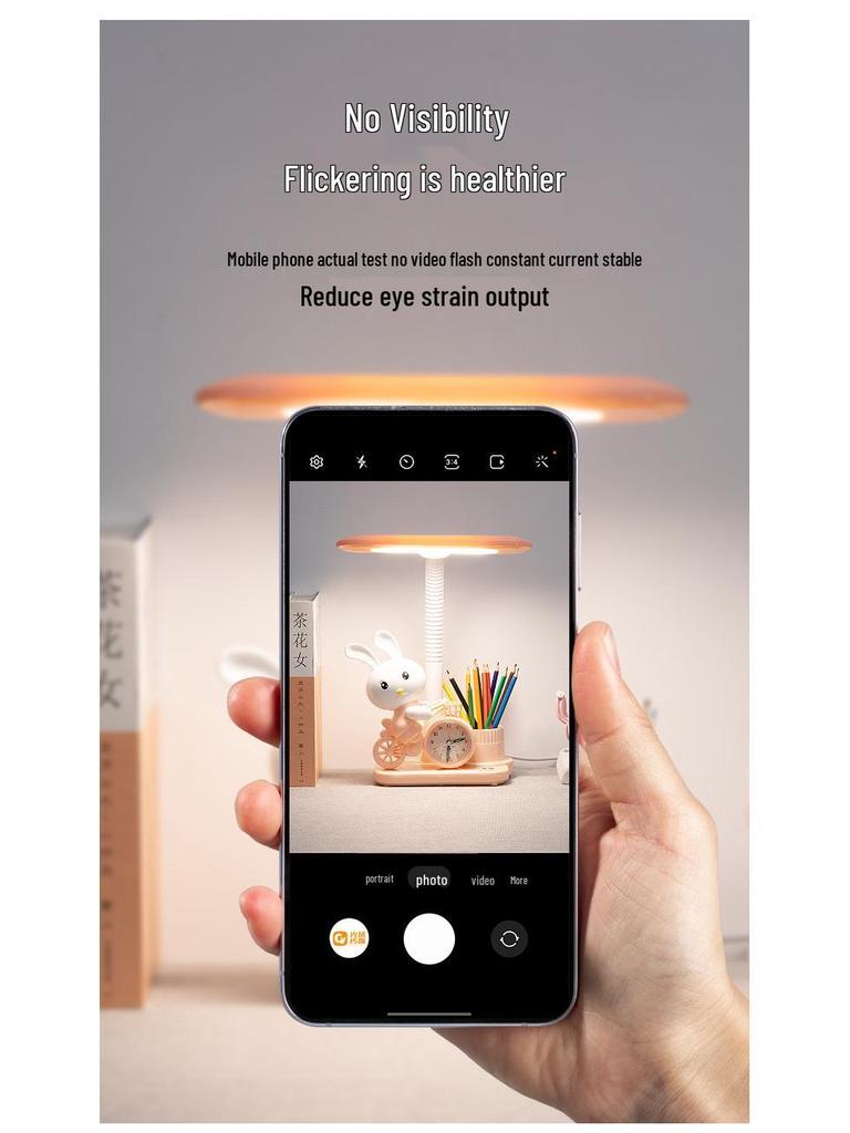 Children's Cartoon Desk Lamp - Multifunctional Bedside & Study Light for Elementary Students