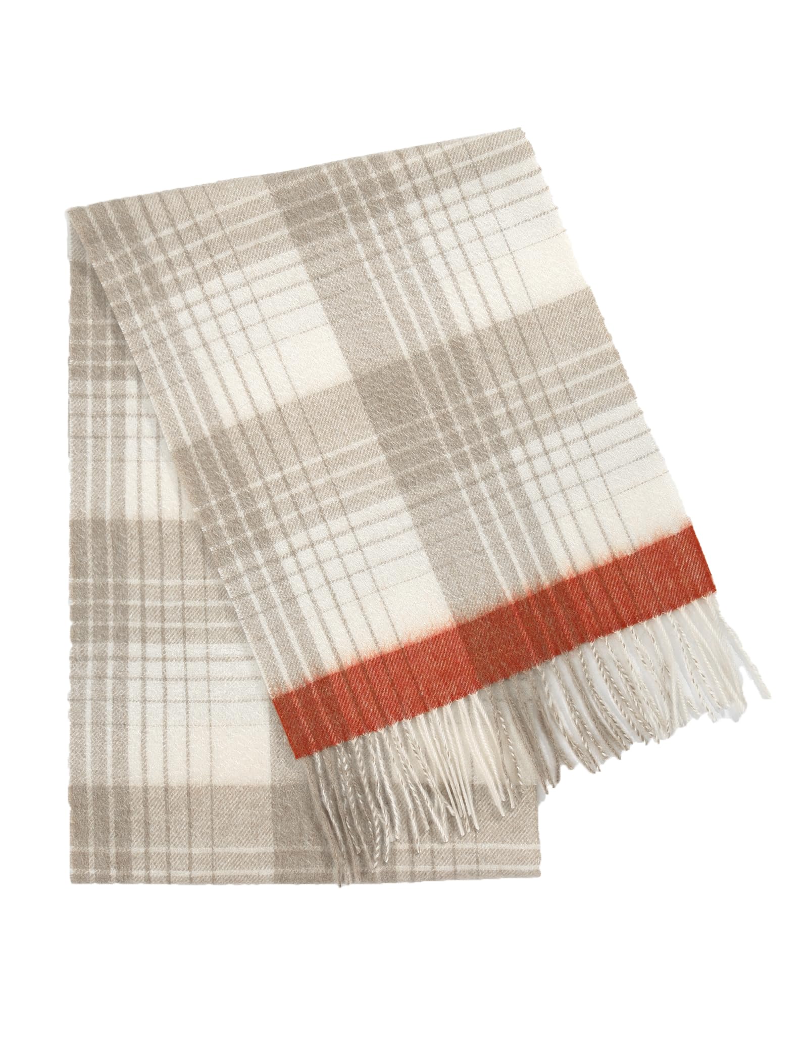 

SHAMYMOON Кашемир Кашемир Бежевый 180x30см Шарф, Женский, Унисекс, Палантин, Клетка, Повседневный, Стильный, Подарок, День рождения,