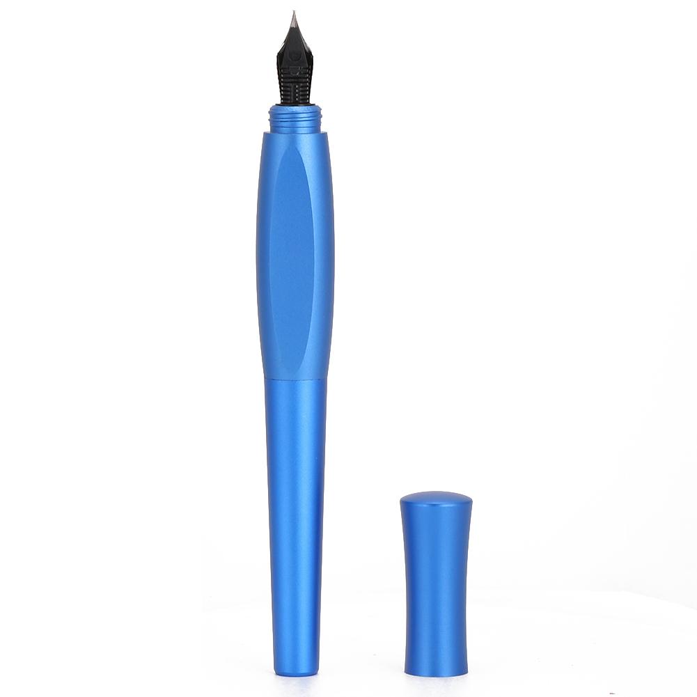Gift Box Fountain Pen Elegant Colorful Aluminum Alloy Blue Type Business Writing Gifts