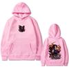 Anime Demon Slayer Kokushibo Hoodie Men's Women's Cartoon Oversized Hooded Sweatshirt Unisex Vintage Pullover Hoodies