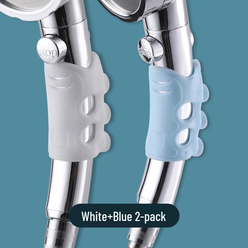 No-Drill Suction Cup Shower Head Holder with Movable Silicone Base