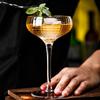 4PCS 190ML Cocktail Glass Martini Glass Crystal Set of 4