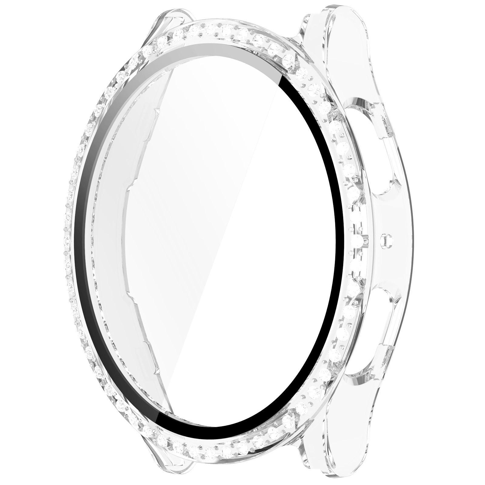 

Samsung Galaxy Watch 6 Protective Case with Integrated Electroplated Rhinestone Film 40mm чистый