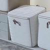 1PC Large Capacity Non-Woven Fabric Clothing Storage Bag Box Home Use Cotton Quilt Organizer Bag Bedroom Storage Modern Simple S