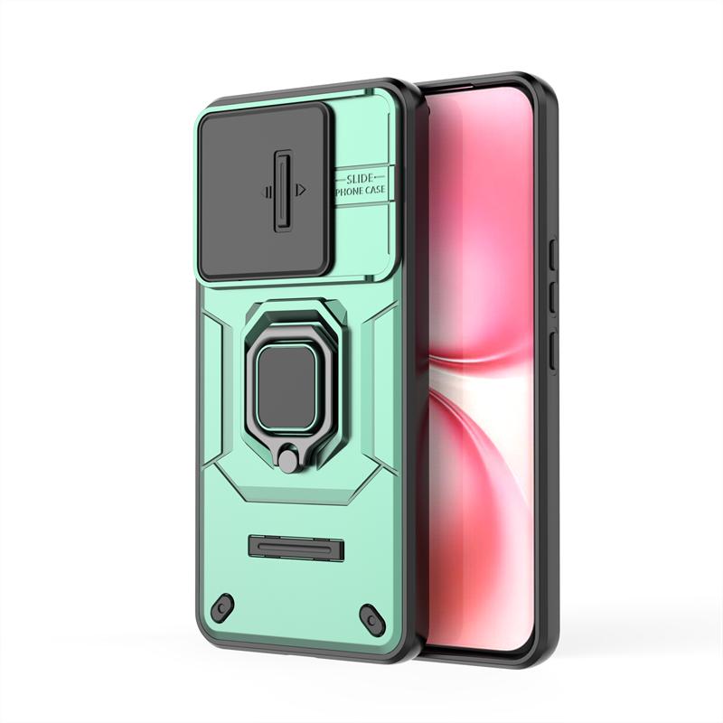 Shockproof Case For Vivo T4 Pro Case For Vivo T4 Pro Ring Holder Magnetic Back Cover For Vivo T4 Pro Push Window Case 6.77 inch
