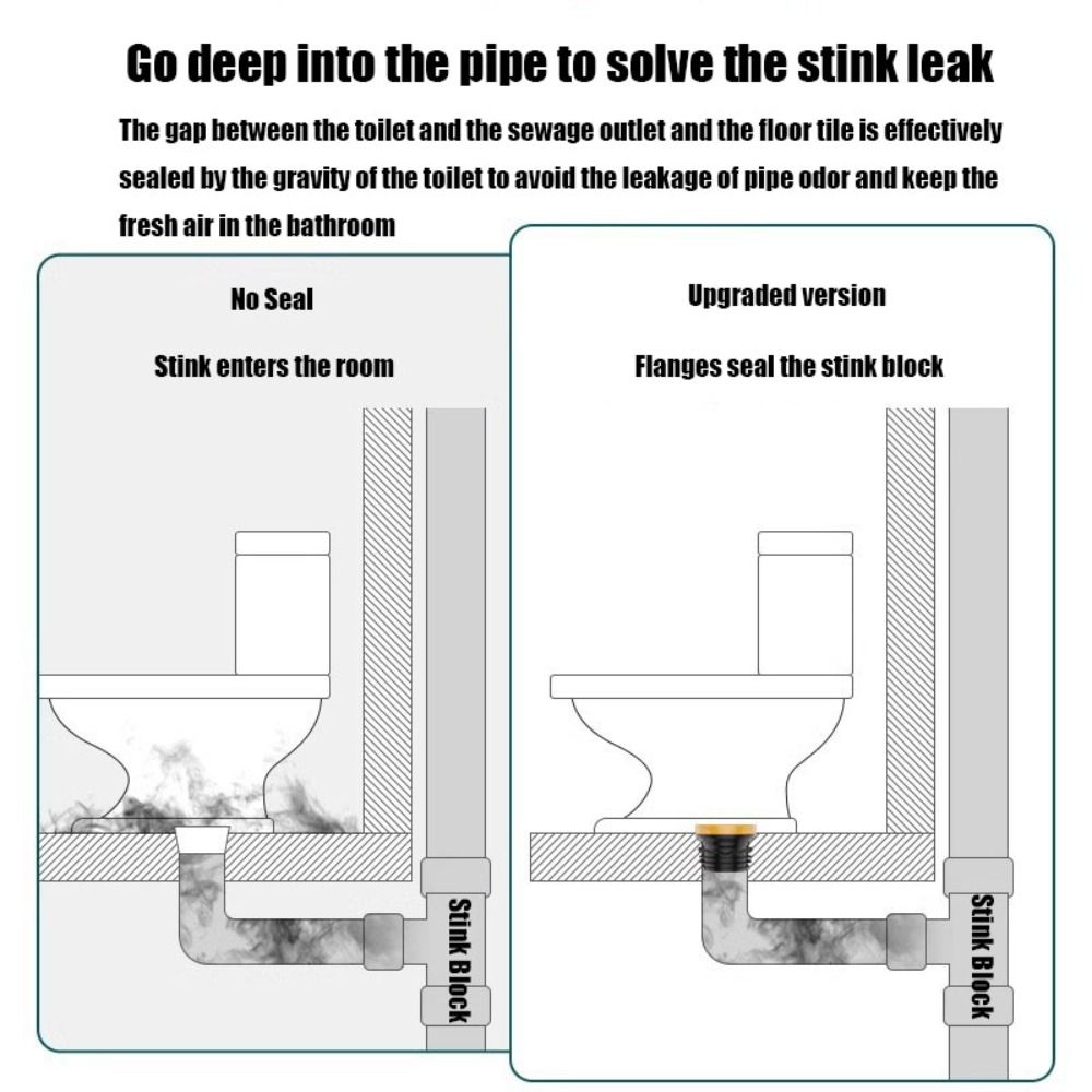 Strong Elasticity Toilet Check Valve Silica Gel Leak-Proof Bathroom Accessories  Hotel