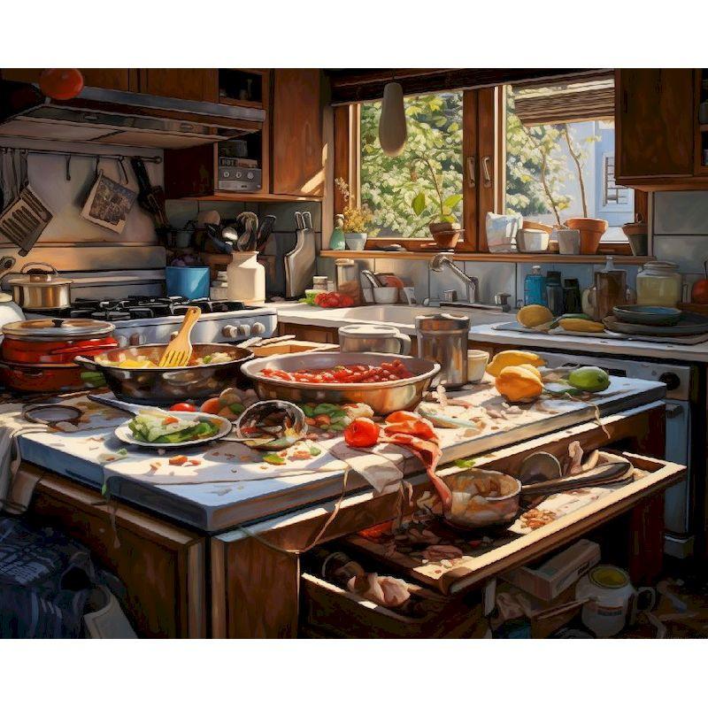 

Diy 5D Алмазная картина Дом Пейзаж Алмазная вышивка Мозаика Полная круглая дрель Вышивка крестом Украшение для дома Подарок Round 30x40cm