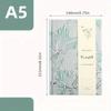 Embossed Lily Hand Account Book A5 Notepad Creative Hardcover Notebook  Student Stationery